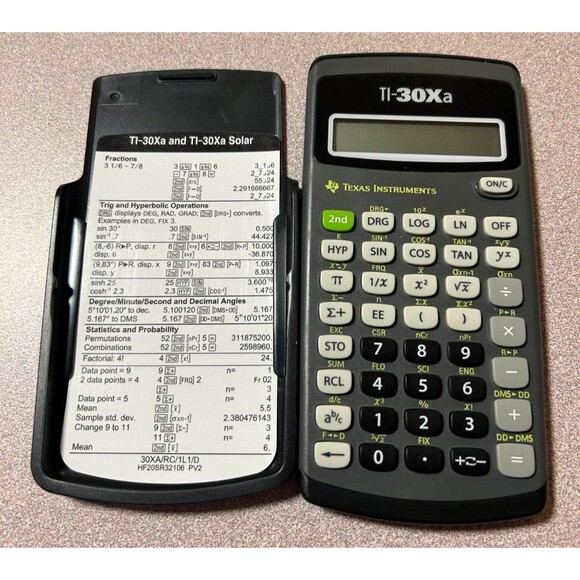Texas Instruments TI-30XA Calculator - Picture 4 of 5